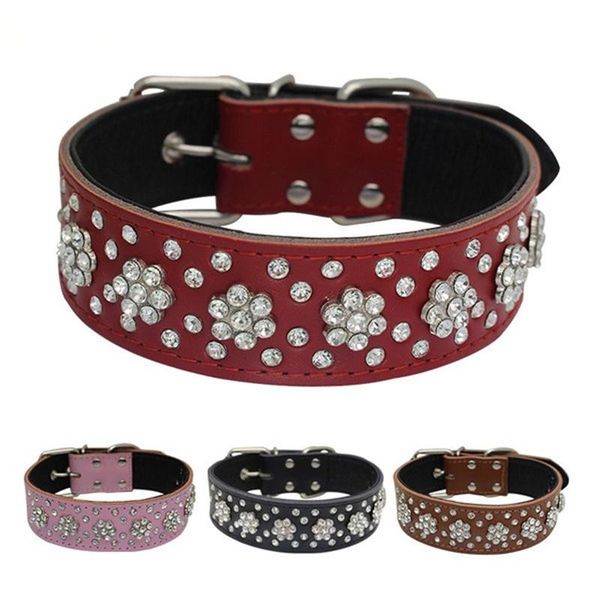 fashion style pu leather dog collar diamond plum blossom lichee lines necklace for small pets accessories pet supplies collars & leashes
fashion style pu leather dog collar diamond plum blossom lichee lines necklace for small pets accessories pet supplies collars & leashes
