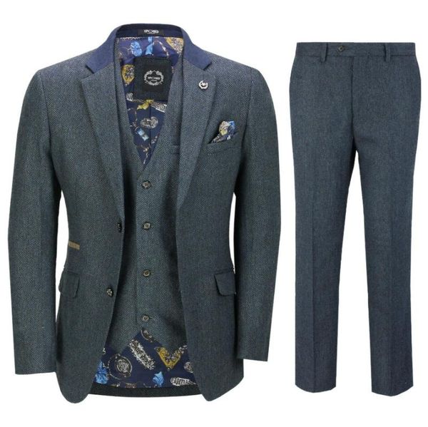 arrival mens suits wool 3 piece two button tweed suit herringbone check retro peaky blinders tailored fit men's & blazers, White;black
arrival mens suits wool 3 piece two button tweed suit herringbone check retro peaky blinders tailored fit men's & blazers, White;black