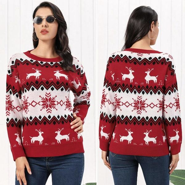 women's sweaters women autumn winter christmas sweater print long sleeve o-neck knitting soft casual pullover red, White;black
women's sweaters women autumn winter christmas sweater print long sleeve o-neck knitting soft casual pullover red, White;black