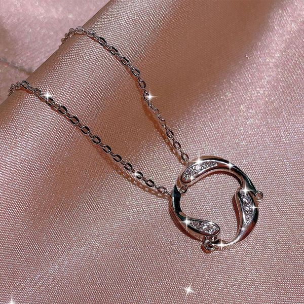 pendant necklaces simple korean for women jewelry shiney cz zircon pendants necklace valentine's day wedding collares gift, Silver
pendant necklaces simple korean for women jewelry shiney cz zircon pendants necklace valentine's day wedding collares gift, Silver