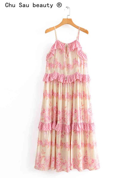 chu sau beauty fashion boho vintage pink leaf print sling long dress women holdiay chic ruffles maxi loose dresses mujer 210508, Black;gray
chu sau beauty fashion boho vintage pink leaf print sling long dress women holdiay chic ruffles maxi loose dresses mujer 210508, Black;gray