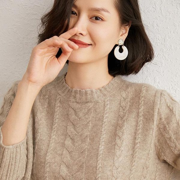 women's sweaters high-end autumn winter 100% pure cashmere sweater o- neck female loose thickened large size knitted girl clothes ou, White;black
women's sweaters high-end autumn winter 100% pure cashmere sweater o- neck female loose thickened large size knitted girl clothes ou, White;black