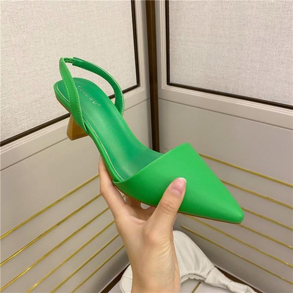 dress shoes 2021 luxury designer women green white high heels leather sandals closed toe slingback wedding party, Black
dress shoes 2021 luxury designer women green white high heels leather sandals closed toe slingback wedding party, Black