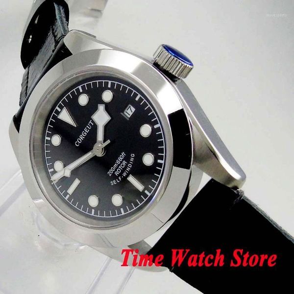 wristwatches 41mm japan miyota 8215 automatic men's watch sapphire glass luminous waterproof date leather strap polished bezel, Slivery;brown
wristwatches 41mm japan miyota 8215 automatic men's watch sapphire glass luminous waterproof date leather strap polished bezel, Slivery;brown