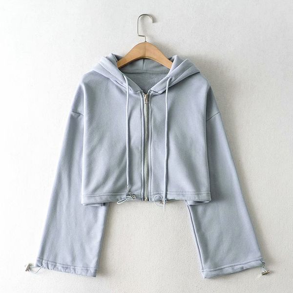 loose drawstring hooded sweater women's street jacket women's sports hip hop zipper cardigan, Black
loose drawstring hooded sweater women's street jacket women's sports hip hop zipper cardigan, Black