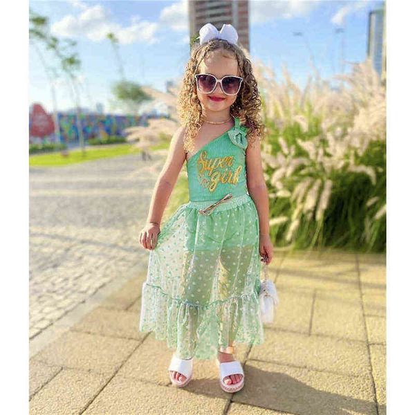 2-7y fashion girls clothes sets one shoulder letter print bow vest crop +mesh tulle shorts skirts children summer outfit g220217, White
2-7y fashion girls clothes sets one shoulder letter print bow vest crop +mesh tulle shorts skirts children summer outfit g220217, White