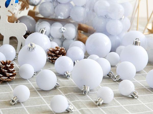 party decoration 3-8 cm white matte light christmas ball hanging ornament diy xmas wedding baubles birthday for home
party decoration 3-8 cm white matte light christmas ball hanging ornament diy xmas wedding baubles birthday for home