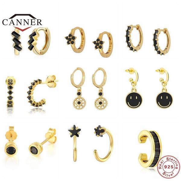 stud canner 925 sterling silver huggie piercing earring black diamond cz zircon small ear earrings for women jewelry, Golden;silver
stud canner 925 sterling silver huggie piercing earring black diamond cz zircon small ear earrings for women jewelry, Golden;silver