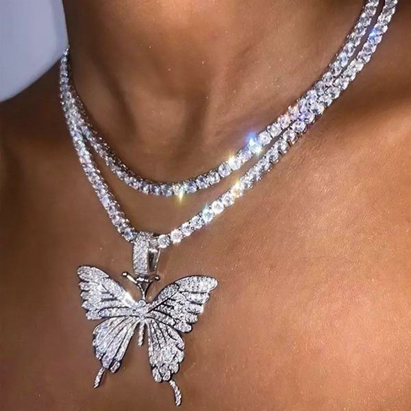 big butterfly pendant chokers necklace rhinestone chain for women bling tennis chain crystal choker necklace jewelry, Golden;silver
big butterfly pendant chokers necklace rhinestone chain for women bling tennis chain crystal choker necklace jewelry, Golden;silver