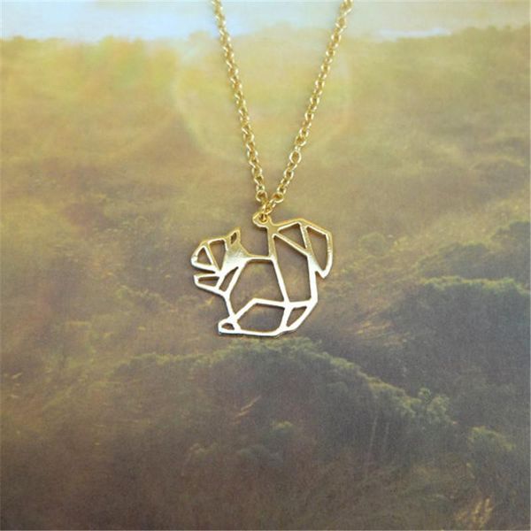 squirrel origami animal pendant silver color gold woodland necklace jewelry necklaces
squirrel origami animal pendant silver color gold woodland necklace jewelry necklaces