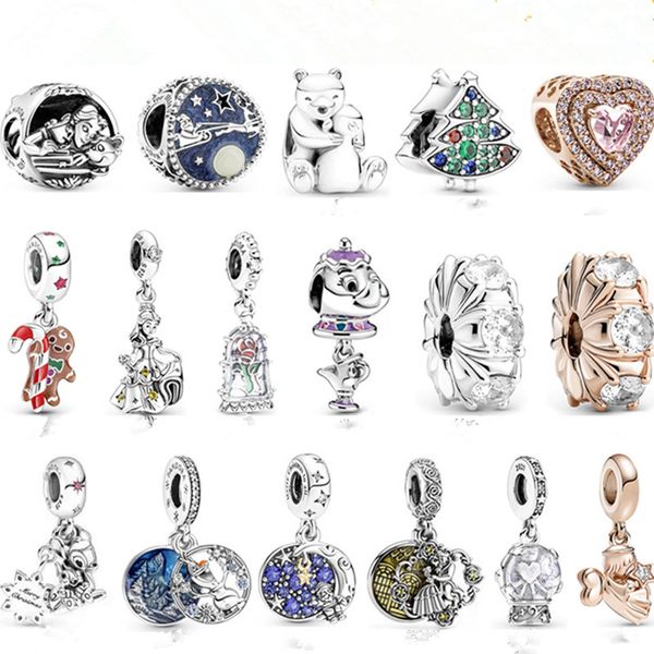925 sterling silver pendant christmas tree love princess charm beads original bracelet ladies fashion luxury wedding party gifts, Black
925 sterling silver pendant christmas tree love princess charm beads original bracelet ladies fashion luxury wedding party gifts, Black
