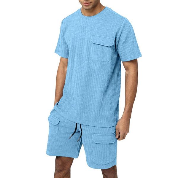 men's tracksuits fashion sets summer t-shirt shorts solid color jogging tracksuit men hip hop streetwear brand suit, Gray
men's tracksuits fashion sets summer t-shirt shorts solid color jogging tracksuit men hip hop streetwear brand suit, Gray