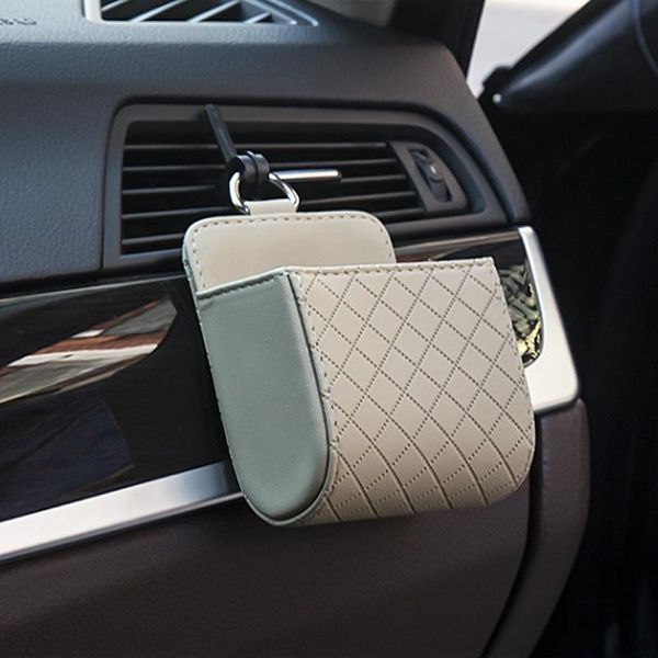 storage bags car leather basket retro auto interior air vent bag cellphone holder pounch box with hook fp8 
storage bags car leather basket retro auto interior air vent bag cellphone holder pounch box with hook fp8