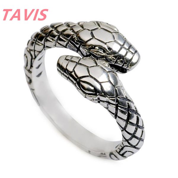 vintage double head snake rings gothic personality men's women opening resizable punk hip hop ring jewelry rap rock culture animals sha, Silver
vintage double head snake rings gothic personality men's women opening resizable punk hip hop ring jewelry rap rock culture animals sha, Silver