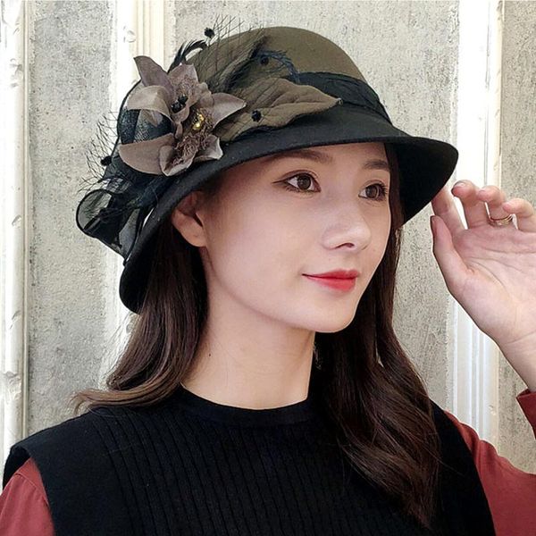 stingy brim hats 2021 winter retro fedora hat women chapeu femme feutre floral sombrero mujer bowler vintage formal wool felt, Blue;gray
stingy brim hats 2021 winter retro fedora hat women chapeu femme feutre floral sombrero mujer bowler vintage formal wool felt, Blue;gray