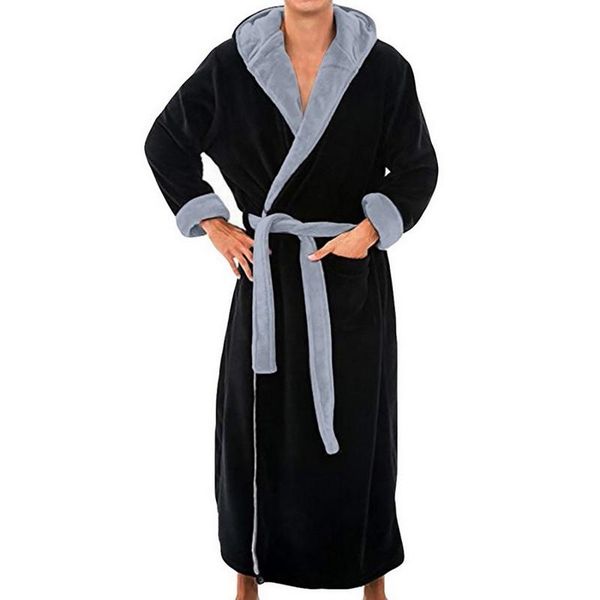 men's tracksuits furry soft winter thick nightgown hooded velvet sleepshirts nightdress print flannel pajamas elastic waist pants men h, Gray
men's tracksuits furry soft winter thick nightgown hooded velvet sleepshirts nightdress print flannel pajamas elastic waist pants men h, Gray