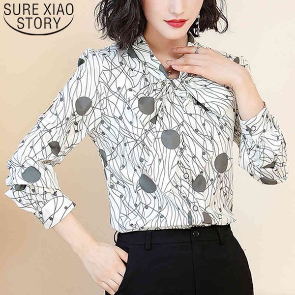 fashion womens and blouses ladies long sleeve priting bow shirts for women blusas chiffon bouse 6693 50 210415, White
fashion womens and blouses ladies long sleeve priting bow shirts for women blusas chiffon bouse 6693 50 210415, White