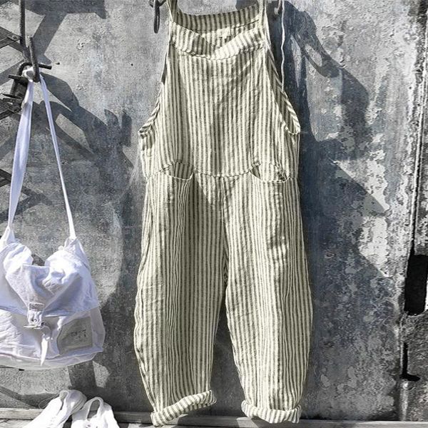 women's jumpsuits & rompers nice pocket sleeveless bandage jumpsuit women pockets linen loose bodysuit playsuit stripe romper casual ov, Black;white
women's jumpsuits & rompers nice pocket sleeveless bandage jumpsuit women pockets linen loose bodysuit playsuit stripe romper casual ov, Black;white