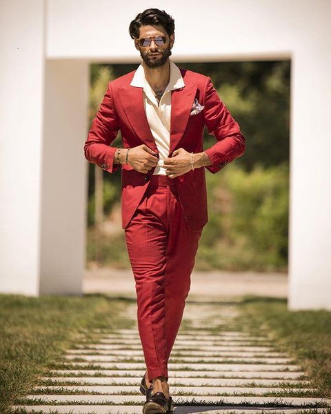 men's suits & blazers homme dress red mens slim fit two buttons blazer male wedding smoking prom costumes jacket + pant s4ze, White;black
men's suits & blazers homme dress red mens slim fit two buttons blazer male wedding smoking prom costumes jacket + pant s4ze, White;black
