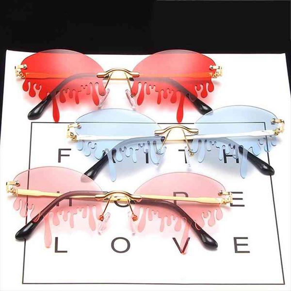 vintage rimless sunglasses women fashion tears shaped sun glasses female retro steampunk trending oculos de sol feminino nbsp, White;black
vintage rimless sunglasses women fashion tears shaped sun glasses female retro steampunk trending oculos de sol feminino nbsp, White;black