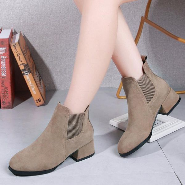 boots retro ladies flock winter women shoes woman slip on elastic band ankle square mid heels botas mujer plus size, Black
boots retro ladies flock winter women shoes woman slip on elastic band ankle square mid heels botas mujer plus size, Black