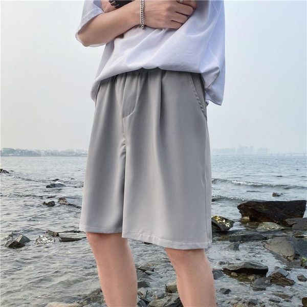 men's shorts summer thin drawstring fashion gray black casual men streetwear loose straight suit mens m-3xl, White;black
men's shorts summer thin drawstring fashion gray black casual men streetwear loose straight suit mens m-3xl, White;black