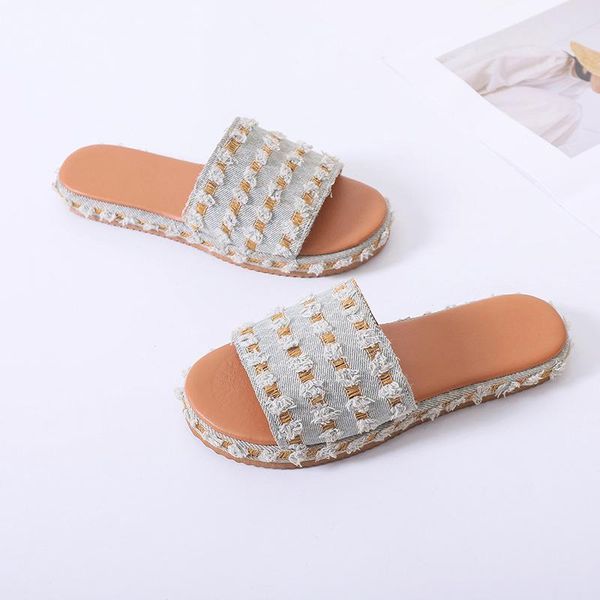 slippers women denim canvas 2021 female summer beach slides ladies casual comfortable flats woman shoes plus size footwear, Black
slippers women denim canvas 2021 female summer beach slides ladies casual comfortable flats woman shoes plus size footwear, Black