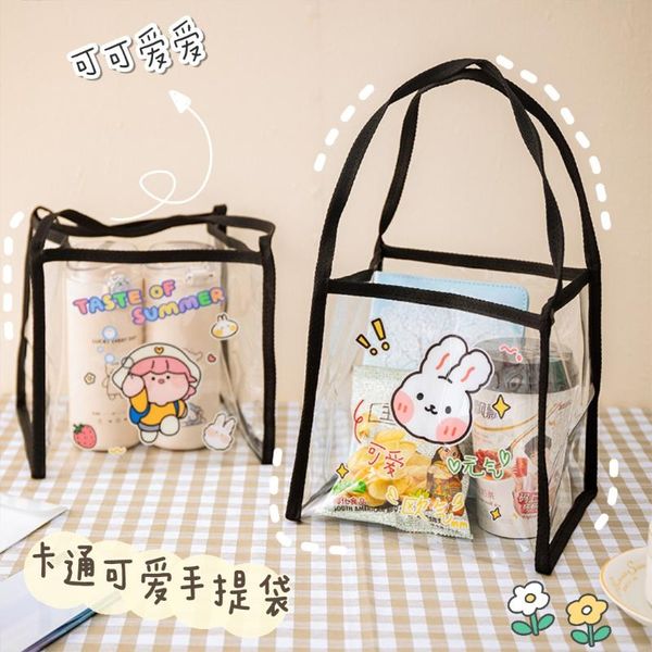 cute transparent pvc waterproof cosmetic bag makeup toiletry bags cartoon printing large capacity shopping & cases
cute transparent pvc waterproof cosmetic bag makeup toiletry bags cartoon printing large capacity shopping & cases