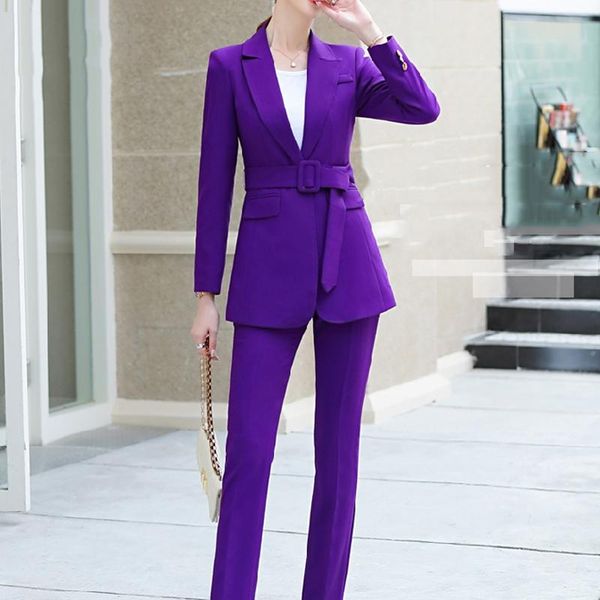vintage autumn winter women pant suit with belt notched blazer jacket & 2021 office wear suits female sets -3xl women's two piece pant, White
vintage autumn winter women pant suit with belt notched blazer jacket & 2021 office wear suits female sets -3xl women's two piece pant, White