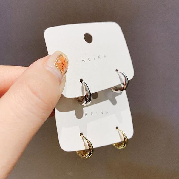 hoop & huggie gold silver color earrings for women small simple round circle huggies ear rings steampunk accessories, Golden;silver
hoop & huggie gold silver color earrings for women small simple round circle huggies ear rings steampunk accessories, Golden;silver