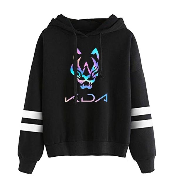 game song kda the baddest parallel bars hoodie sweatshirts casual spring autumn winter letter hooded autumn winter clothes 210818, Black
game song kda the baddest parallel bars hoodie sweatshirts casual spring autumn winter letter hooded autumn winter clothes 210818, Black