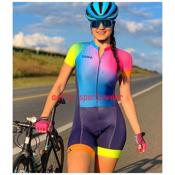 racing sets xama women's short sleeve clothes cycling triathlon suit skinsuit set maillot ropa ciclismo jumpsuit, Black;blue
racing sets xama women's short sleeve clothes cycling triathlon suit skinsuit set maillot ropa ciclismo jumpsuit, Black;blue