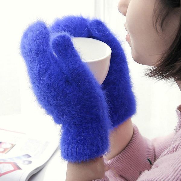 five fingers gloves winter arrival women soft wool hair warm knit fashion lovely warmer girls' candy color mittens, Blue;gray
five fingers gloves winter arrival women soft wool hair warm knit fashion lovely warmer girls' candy color mittens, Blue;gray