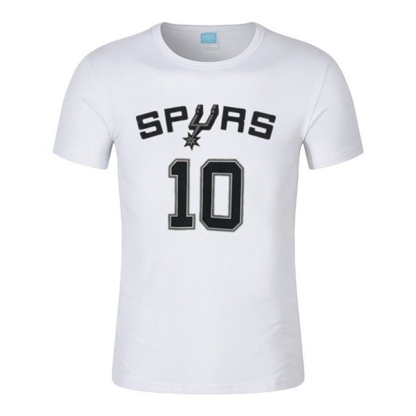 spurs no.10 derozan basketball crew neck t-shirt men's cotton sports casual short sleeve shirt, Black;white
spurs no.10 derozan basketball crew neck t-shirt men's cotton sports casual short sleeve shirt, Black;white