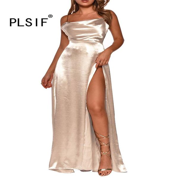 golden strapless backless open fork long dress tight club party lady fashion sheath women casual dresses, Black;gray