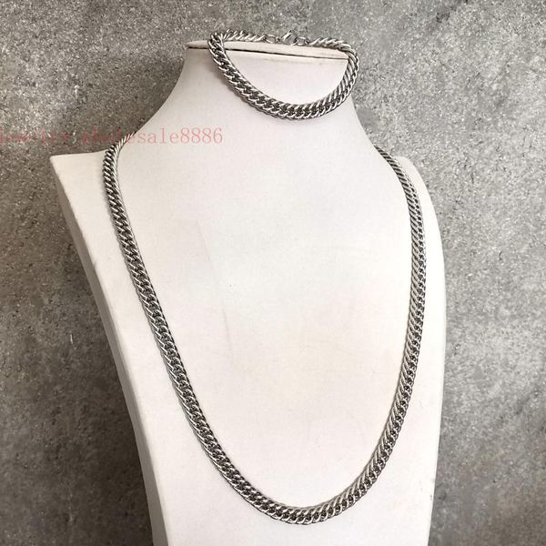 earrings & necklace gnayy jewelry set stainless steel 7mm curb chain + bracelet mens boy hip-hop choose size, Silver
earrings & necklace gnayy jewelry set stainless steel 7mm curb chain + bracelet mens boy hip-hop choose size, Silver