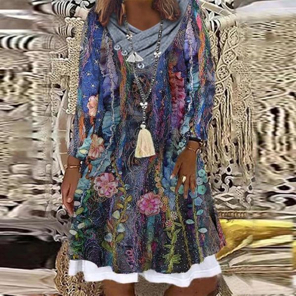 women's swimwear mini dress floral print fake two piece elegant pile collar v neck a-line for dating casual clothing autumn 2021, White;black
women's swimwear mini dress floral print fake two piece elegant pile collar v neck a-line for dating casual clothing autumn 2021, White;black