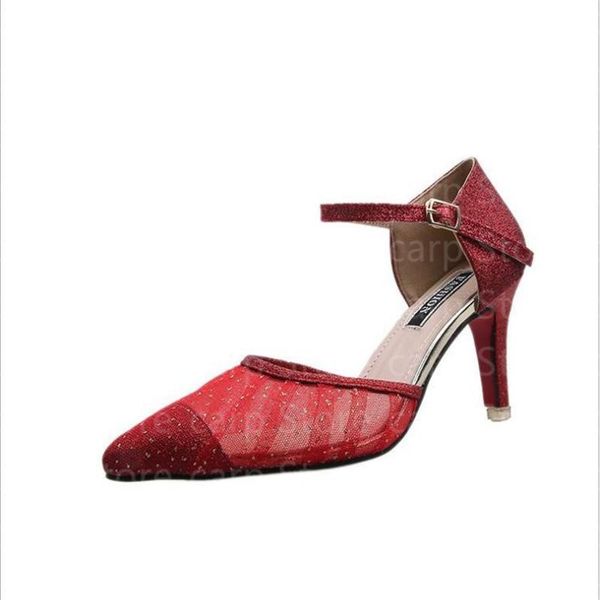 dress shoes summer women sandals slippers pointed toe pumps woman two piece ankle strap shiny party for ladies wedding, Black
dress shoes summer women sandals slippers pointed toe pumps woman two piece ankle strap shiny party for ladies wedding, Black