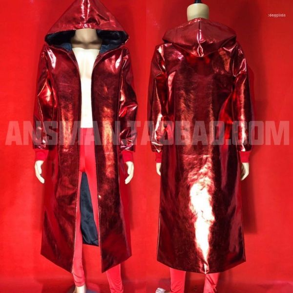 men's trench coats -6xlnightclub bar male singer year theme red magic color long loose coat stage costumes.1, Tan;black
men's trench coats -6xlnightclub bar male singer year theme red magic color long loose coat stage costumes.1, Tan;black