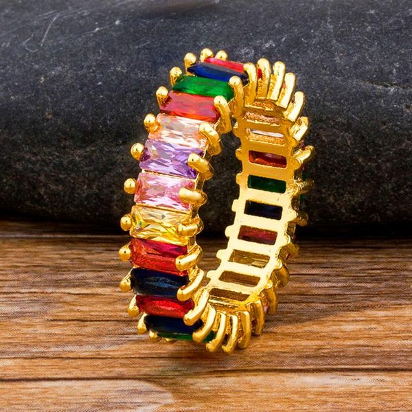 wedding rings fashion elegant colorful copper cz rainbow crystal engagement design bridal jewelry gift for women, Slivery;golden
wedding rings fashion elegant colorful copper cz rainbow crystal engagement design bridal jewelry gift for women, Slivery;golden