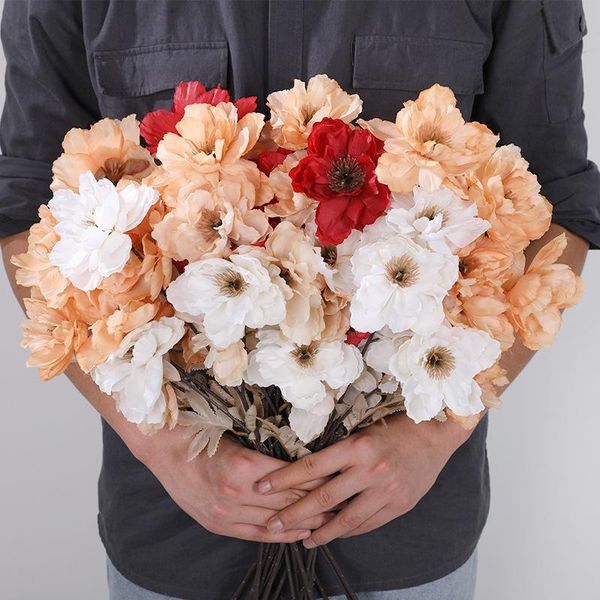 decorative flowers & wreaths simulation peony khaki silk flower wedding supplies fake decoration arrangement road lead snow dan
decorative flowers & wreaths simulation peony khaki silk flower wedding supplies fake decoration arrangement road lead snow dan