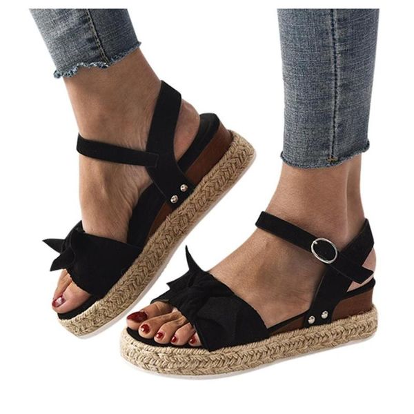 ladies sandals women platform high heels fashion solid leopard wedges bowknot casual shoes sandalias mujer #20j1, Black
ladies sandals women platform high heels fashion solid leopard wedges bowknot casual shoes sandalias mujer #20j1, Black