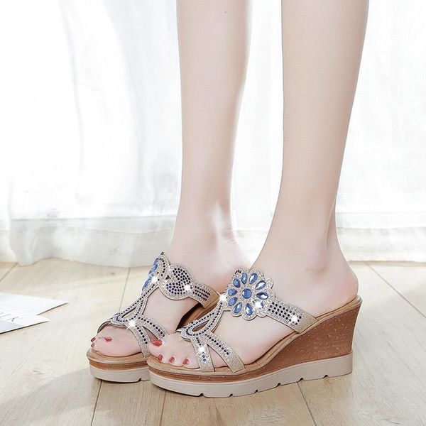 slippers cootelili fashion women wedge sandals slip on summer beach shoes female platforms slides woman high heels, Black
slippers cootelili fashion women wedge sandals slip on summer beach shoes female platforms slides woman high heels, Black