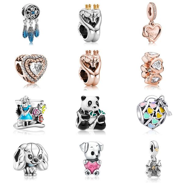 fits pandora bracelets 20pcs love you heart panda crown swan dog doggy crystal heart pendant charms beads silver charms bead for women diy e, Black
fits pandora bracelets 20pcs love you heart panda crown swan dog doggy crystal heart pendant charms beads silver charms bead for women diy e, Black