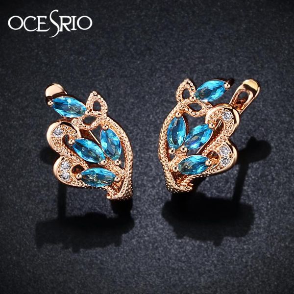 fashion gold 585 blue zircon stud earrings women leaf rose with stones jewelry ers-j51, Golden;silver
fashion gold 585 blue zircon stud earrings women leaf rose with stones jewelry ers-j51, Golden;silver