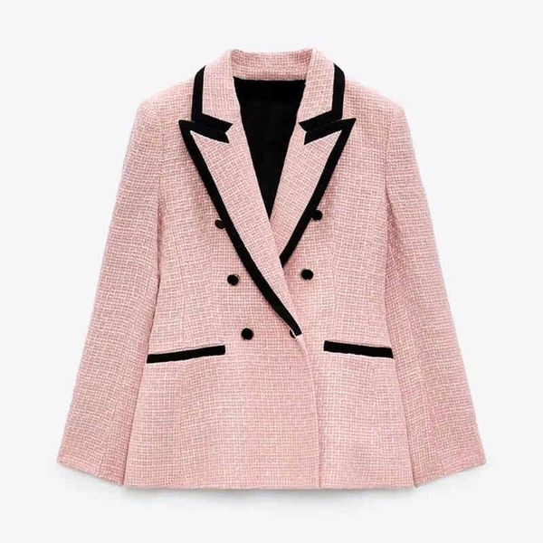women's suits & blazers za women autumn fashion double breasted texture blazer coat vintage long sleeve pockets female outerwear chic 8, White;black
women's suits & blazers za women autumn fashion double breasted texture blazer coat vintage long sleeve pockets female outerwear chic 8, White;black