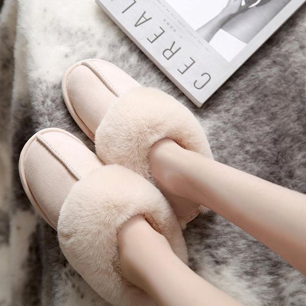 slippers women winter warm faux fur home cotton shoes plush bedroom flat with fuzzy slipper comfortable slides big size, Black
slippers women winter warm faux fur home cotton shoes plush bedroom flat with fuzzy slipper comfortable slides big size, Black