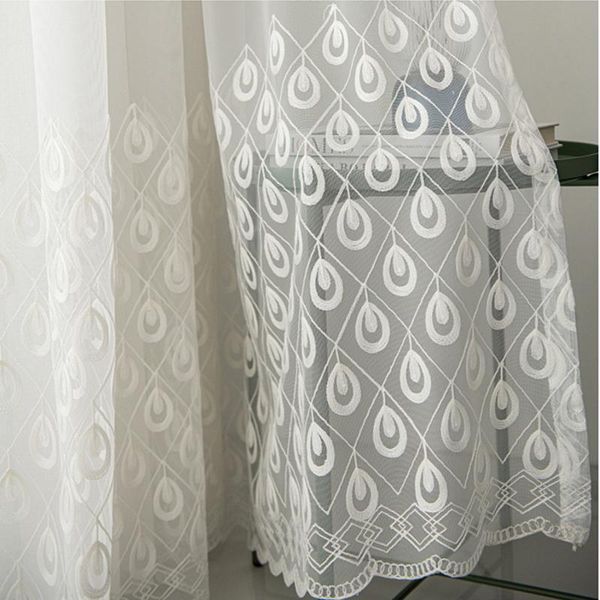 curtain & drapes white feather sheer tulle guaze for bedroom window treatments embroidered voile curtains living room zh44&30
curtain & drapes white feather sheer tulle guaze for bedroom window treatments embroidered voile curtains living room zh44&30
