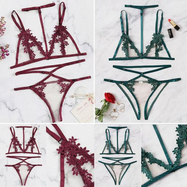 bras sets women lace patchwork lingerie underwear babydoll sleepwear nightwear bra+g-string, Red;black
bras sets women lace patchwork lingerie underwear babydoll sleepwear nightwear bra+g-string, Red;black