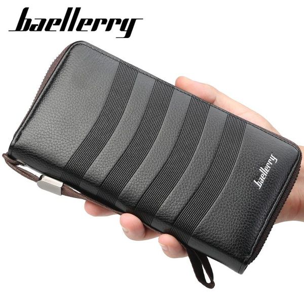 wallets beallerry large capacity wristband men pu leather card holder phone pocket long wallet male zipper clutch purse, Red;black
wallets beallerry large capacity wristband men pu leather card holder phone pocket long wallet male zipper clutch purse, Red;black